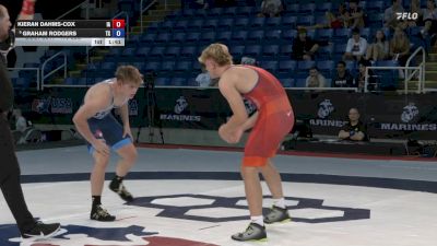 175 lbs Champ. Rd Of 128 - Kieran Dahms-Cox, IA vs Graham Rodgers, TX