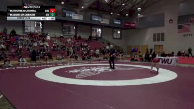 117 lbs Semifinal - Maddie Mackenzie, Simon Fraser University vs Marjorie McDaniel, Colorado Mesa University