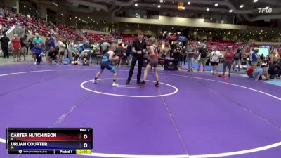 106 lbs Cons. Round 3 - Carter Hutchinson, IL vs Urijah Courter, IA