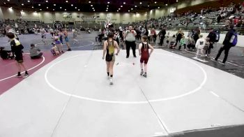 100 lbs Semifinal - Logan Crossman, Calaveras YW vs Maggie Daricek, Top Fuelers