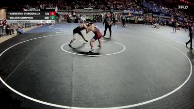 D 2 138 lbs Semifinal - Dalton Compton, North DeSoto vs Christian Thibodeaux, St. Thomas More