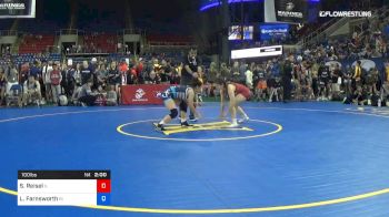 100 lbs Semis - Shea Reisel, Illinois vs Logan Farnsworth, Rhode Island