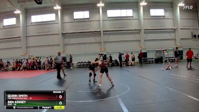 92 lbs Round 7 (8 Team) - Quinn Smith, The Wrestling Mill vs Ben Kinney, OMP