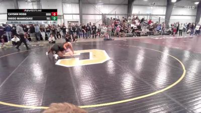 138 lbs Round 3 (8 Team) - Caysen Ross, Burns/Pine Bluffs vs Diego Manriquez, Valley
