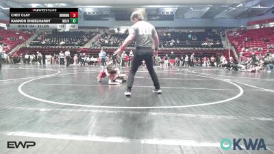 61 lbs Rr Rnd 1 - Hunter Clarke, Claremore Wrestling Club vs Dominic Maguire, Skiatook Youth Wrestling