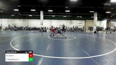 120 lbs Consi Of 64 #1 - Marlo Clark, FL vs Bryce Stephenson, SC