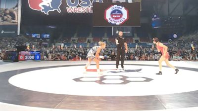 105 lbs Champ. Rd Of 64 - Mara Vanderpool, Nebraska vs Kadence Wilbern, Illinois