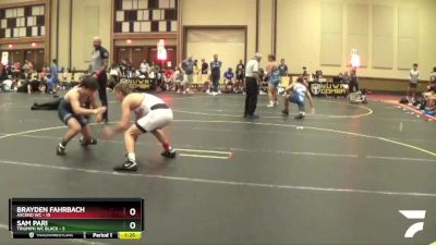 138 lbs Round 3 (6 Team) - Brayden Fahrbach, Ascend WC vs Sam Pari, Triumph WC Black