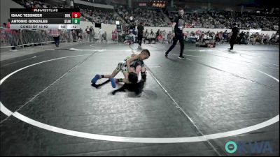 52 lbs Consi Of 16 #2 - Isaac Tessneer, Shelton Wrestling Academy vs Antonio Gonzales, Standfast