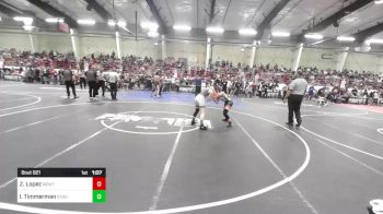 116 lbs Quarterfinal - Zariah Lopez, Montrose Elite vs Isabella Timmerman, Stout Wr Acd