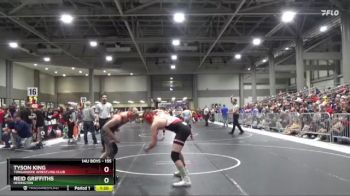 155 lbs Champ. Round 1 - Reid Griffiths, Herington vs Tyson King, Tonganoxie Wrestling Club