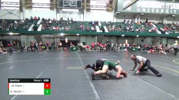 184 lbs Semifinal - Mason Clem, Ohio University vs Kael Wisler, Michigan State