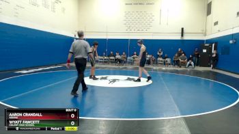 135 lbs Cons. Round 2 - AARON CRANDALL, Kodiak vs Wyatt Fawcett, Colony High School