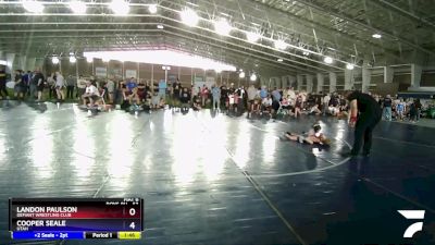 53 lbs Quarterfinal - Cooper Seale, Utah vs Landon Paulson, Defiant Wrestling Club