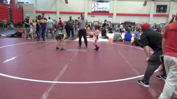 58 lbs 1st Place Match - Emery Kennedy, Madison County Youth Wrestling vs Mackenzie McLeod, Bison Takedown
