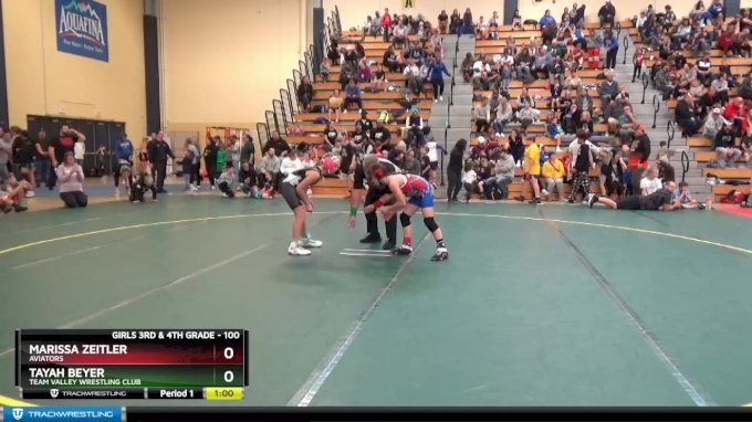 100 lbs Round 1 - Marissa Zeitler, Aviators vs Tayah Beyer, Team Valley ...