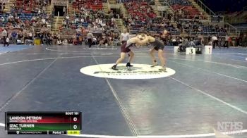 160 lbs Cons. Round 1 - Landon Petron, Grand Forks Central vs Izac Turner, Bismarck