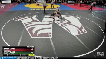 Cons. Round 2 - Kasen Grape, Columbus vs Wyatt Davis, Lincoln Southwest