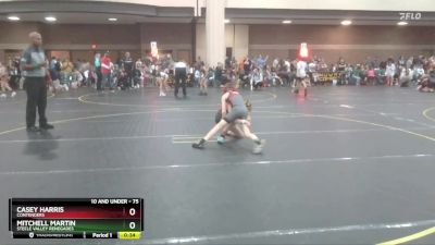 75 lbs Quarterfinal - Mitchell Martin, Steele Valley Renegades vs Casey Harris, Contenders