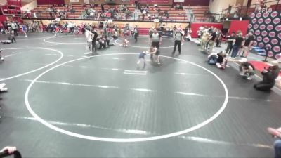 53-56 lbs Champ. Round 4 - Vince Green, Preston Warriors Wrestling vs Riggins Butts, Kuna Klub