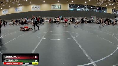 84 lbs Round 3 - Liam Hinton, Mat Assassins Black vs Jett Brenner, SouthWest Elite