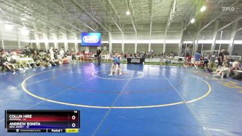 120 lbs Semis & 1st Wrestleback (8 Team) - Collin Hire, Montana vs Andrew Bonita, New Jersey