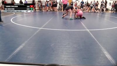 164-183 lbs Cons. Round 1 - Emma Gischer, Team Mascoutah WC vs Gia Nischke, Club1:7