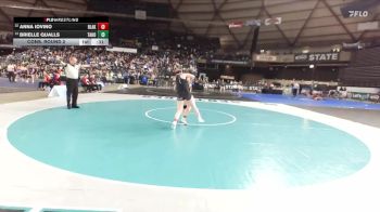 Girls 4A 140 lbs Cons. Round 2 - Anna Iovino, Bonney Lake (Girls) vs Brielle Qualls, Tahoma (Girls)