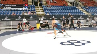 132 lbs Champ. Rd Of 16 - Caleb Schaefer, Indiana vs Jr Ortega, Colorado