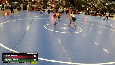 165 lbs Cons. Round 3 - Malachi Rider, Adams State vs Kaden Broer, Northern State