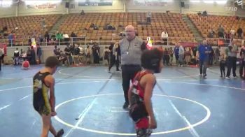 53 lbs Semifinal - Denzel Billing, Sidney Youth Wrestling Club vs Xavier Arnold, CEWA