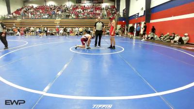 140 lbs Quarterfinal - Parker Sumpter, Stilwell Middle School vs Tanner Gomes, Jenks