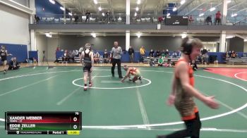 76 lbs Round 3 (16 Team) - Eddie Zeller, TEAM16 vs Xander Webber, Terps