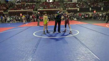 90 lbs Champ. Round 1 - Quort Beardsley, Miles City Wrestling Club vs Gregory Christenson, North Montana Wrestling Club