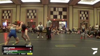 82 lbs Semifinal - Liam Laforge, Dragon RTC vs Adam Bachmann, River Wrestling