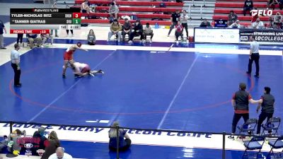174 lbs 5th Place Match - Tanner Giatras, Southern Virginia vs Tyler-Nicholas Ritz, Shenandoah University