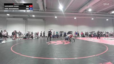 Masters B FS - 78 lbs Champ. Round 2 - Alexander Johns, Nevada vs Karl Richardson, Central Kentucky Wrestling Club