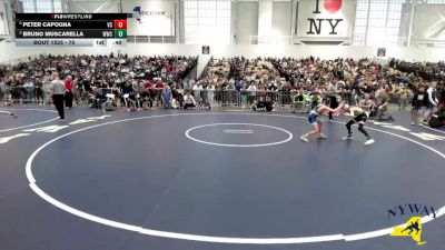 70 lbs 1st Place Match - Peter Capogna, VHW Club vs Bruno Muscarella, WRCL Wrestling Club