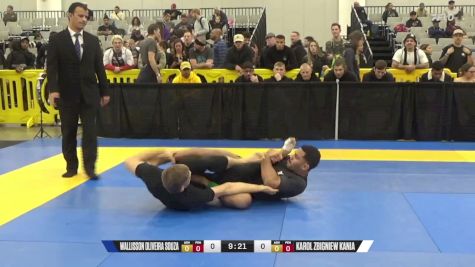 Karol Zbigniew Kania vs Wallisson Oliveira Souza 2024 World IBJJF Jiu-Jitsu No-Gi Championship