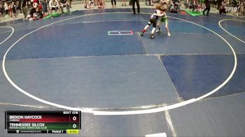 42 lbs 5th Place Match - Tennessee Silcox, Payson Lions Wrestling Club vs Brixon Haycock, CARBON
