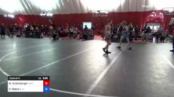 57 kg Consi Of 4 - Mason Gutenberger, Montana vs Garrett Reece, Black Fox Wrestling Academy