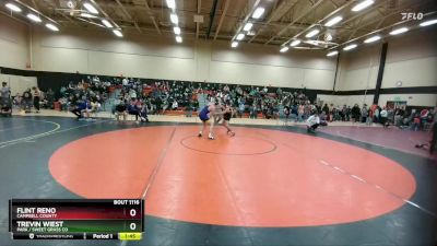 165C Round 2 - Trevin Wiest, Park / Sweet Grass Co vs Flint Reno, Campbell County