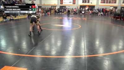 69 lbs Cons. Round 3 - Ethan Howell, Midland Eagles vs Oliver Medlang, Lynx Wrestling Club