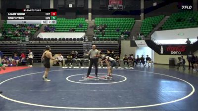 152 lbs Finals (2 Team) - Aidan Wood, Enterprise HS vs Toby Hymel, Daphne