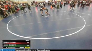 102 lbs Champ. Round 2 - Rocco Cassioppi, IL vs Marcus Malone, IN