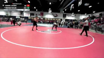 285 lbs Quarterfinal - Tristan Taylor, Charter Oak vs Ezekeil Lucero, Northview