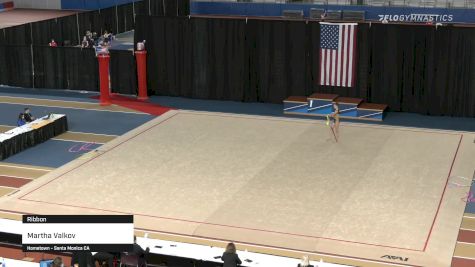 Martha Valkov - Ribbon - 2021 Rhythmic Elite Qualifier