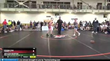 119 lbs Round 1 (8 Team) - Ryker Cox, Team NY vs Bryson Burton, Oklahoma Outlaws GR BLUE
