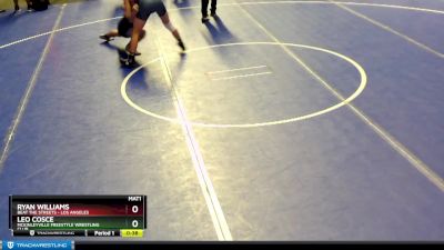 132 lbs Cons. Round 2 - Ryan Williams, Beat The Streets - Los Angeles vs Leo Cosce, McKinleyville Freestyle Wrestling Club