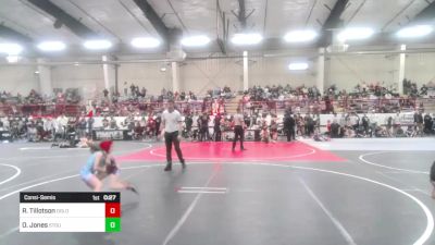 50 lbs Consolation - Riley Tillotson, Dolores Bears vs Olivia Jones, Stout Wr Acd